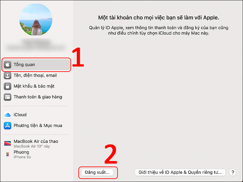Cách thoát iCloud trên Macbook bước 3